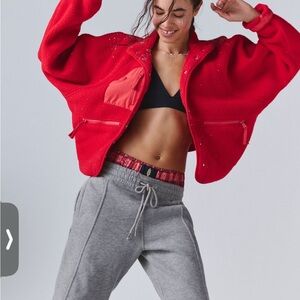 Free People HIT THE SLOPES FLEECE JACKET